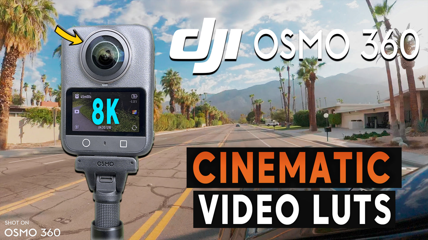 DJI Osmo 360 Video Luts