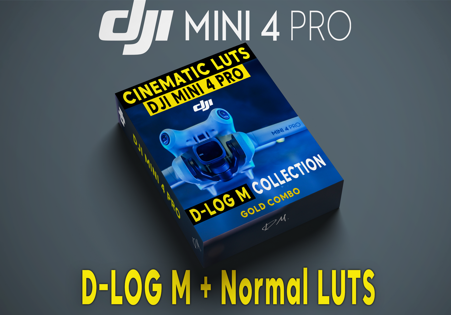 DJI MINI 4 Pro Cinematic LUTS (Gold Combo)