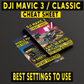 DJI Mavic 3 CHEAT SHEETS - FLY APP Settings