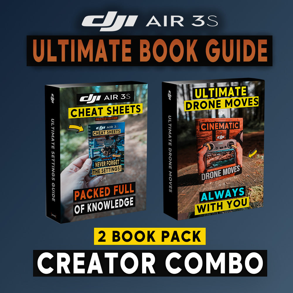 DJI Air 3S Creator COMBO Ultimate Cheat Sheets + Ultimate Drone Moves