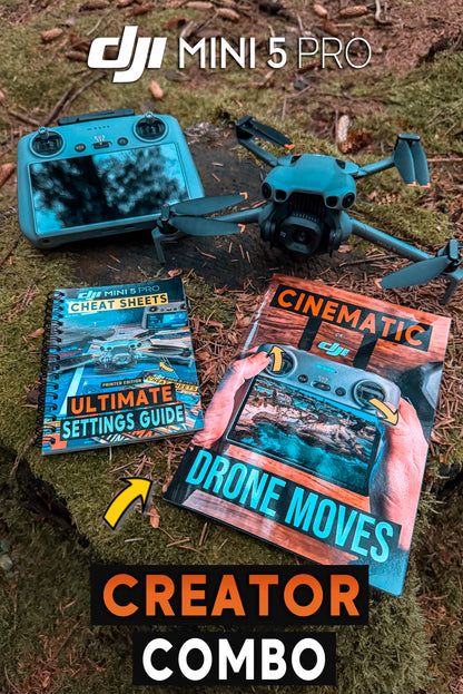 DJI MINI 5 PRO - ULTIMATE CHEAT SHEET SETTINGS BOOK