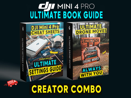 DJI Mini 4 Pro Ultimate Cheat Sheets + Ultimate Drone Moves CREATOR COMBO!