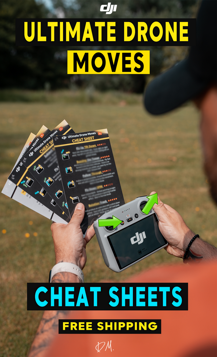 DJI CHEAT SHEETS ULTIMATE DRONE MOVES DMProVisuals