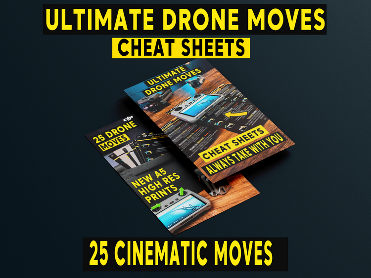 DJI CHEAT SHEETS ULTIMATE DRONE MOVES DMProVisuals