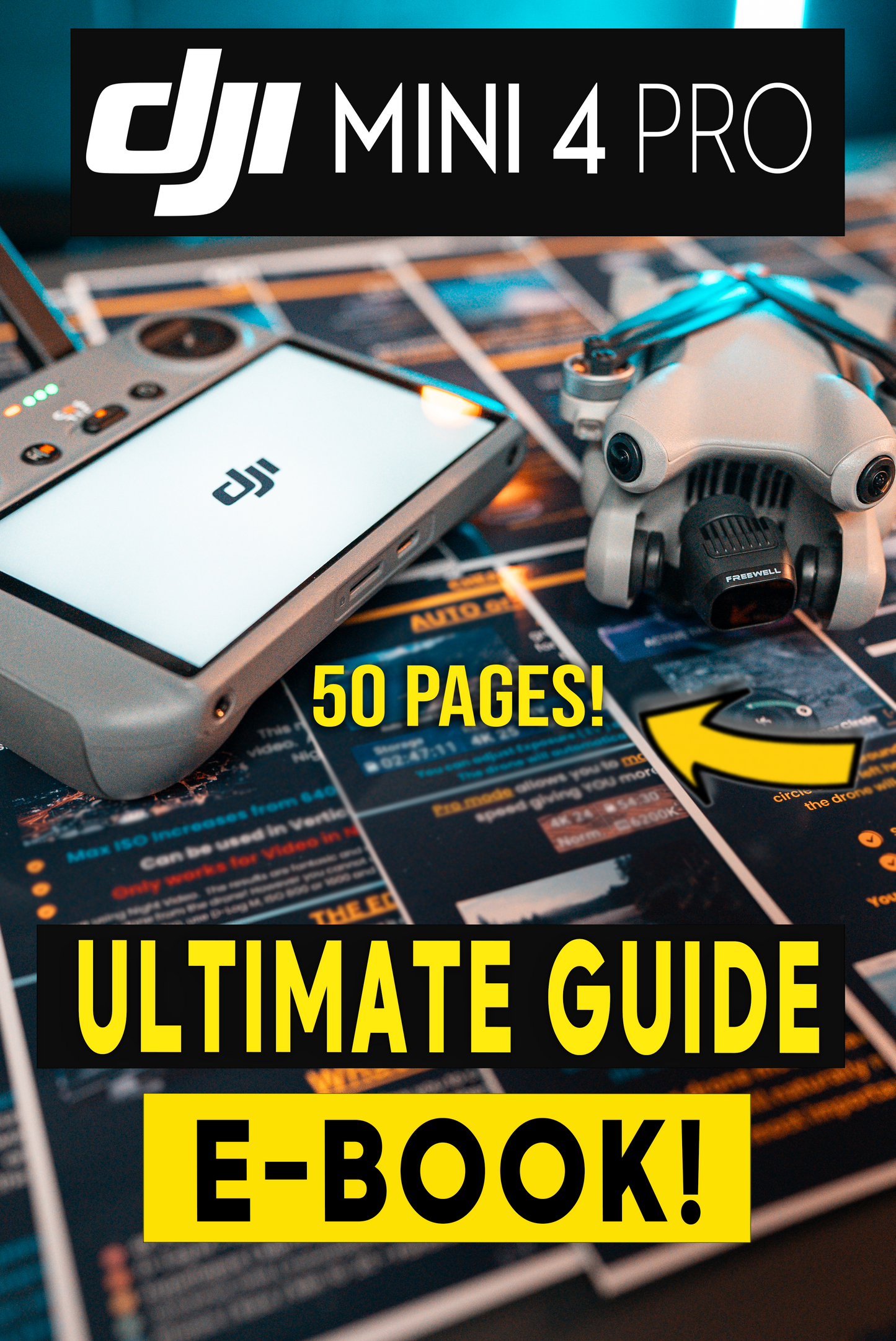 DJI Mini 4 Pro ULTIMATE CHEAT SHEETS E-BOOK