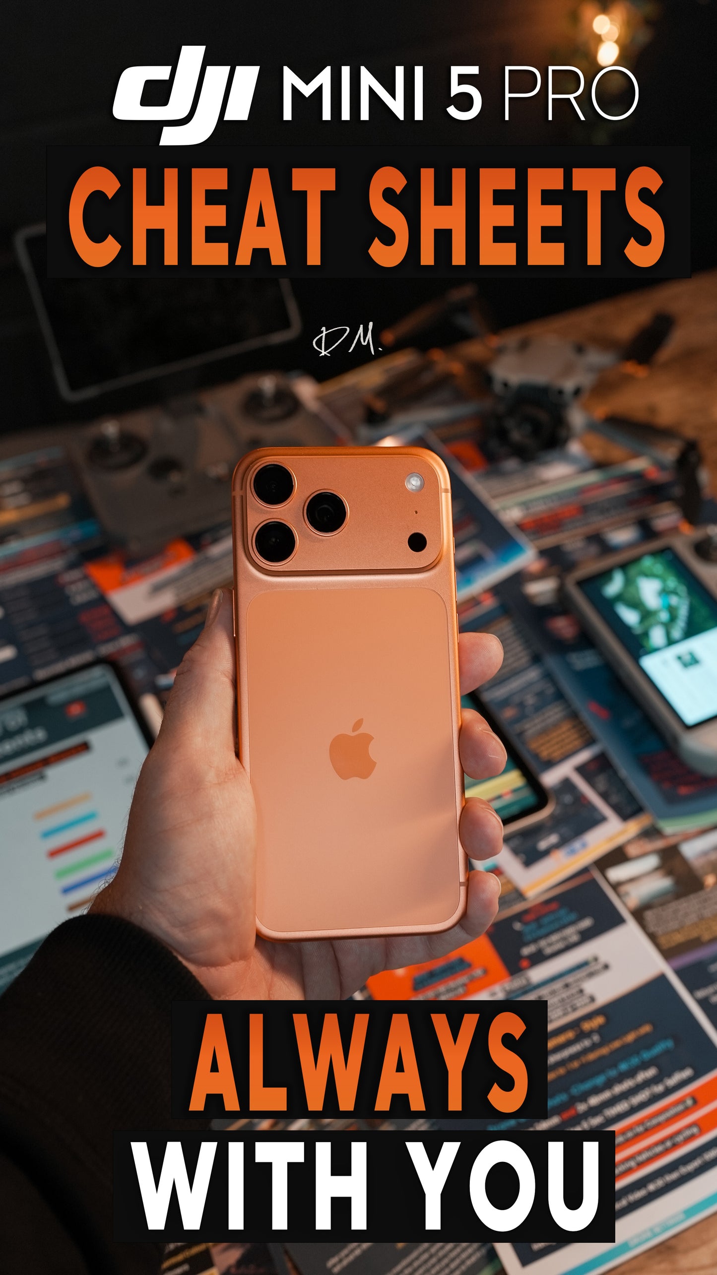 DJI Mini 5 Pro CHEAT SHEETS - FLY APP SETTINGS (Digital)