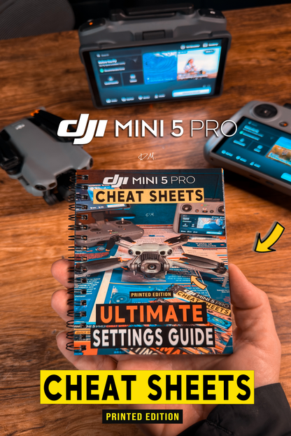 DJI MINI 5 PRO - ULTIMATE CHEAT SHEET SETTINGS BOOK