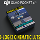 DJI POCKET 4P Cinematic Luts