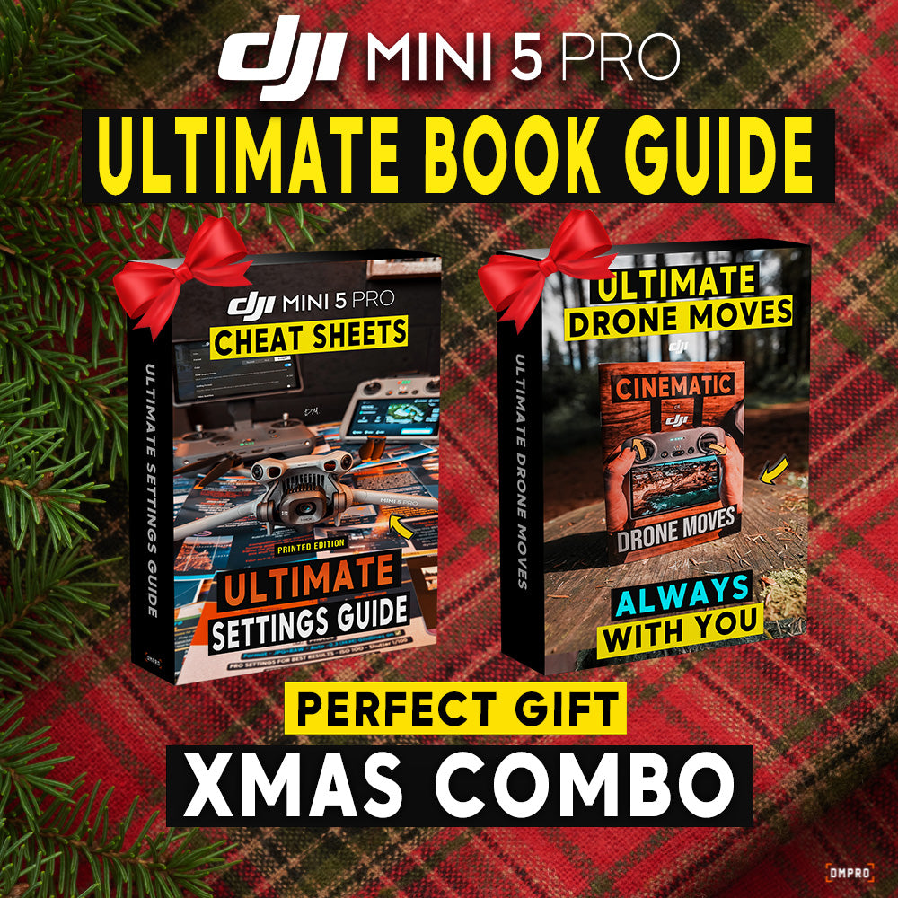 DJI Mini 5 Pro XMAS COMBO Ultimate Cheat Sheets + Ultimate Drone Moves