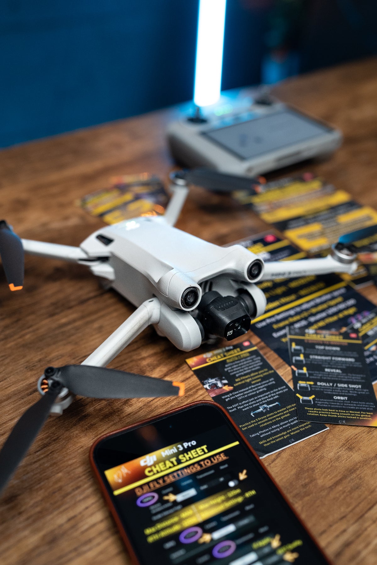 DJI Mini 3 Pro CHEAT SHEETS - FLY APP Settings – DMProVisuals